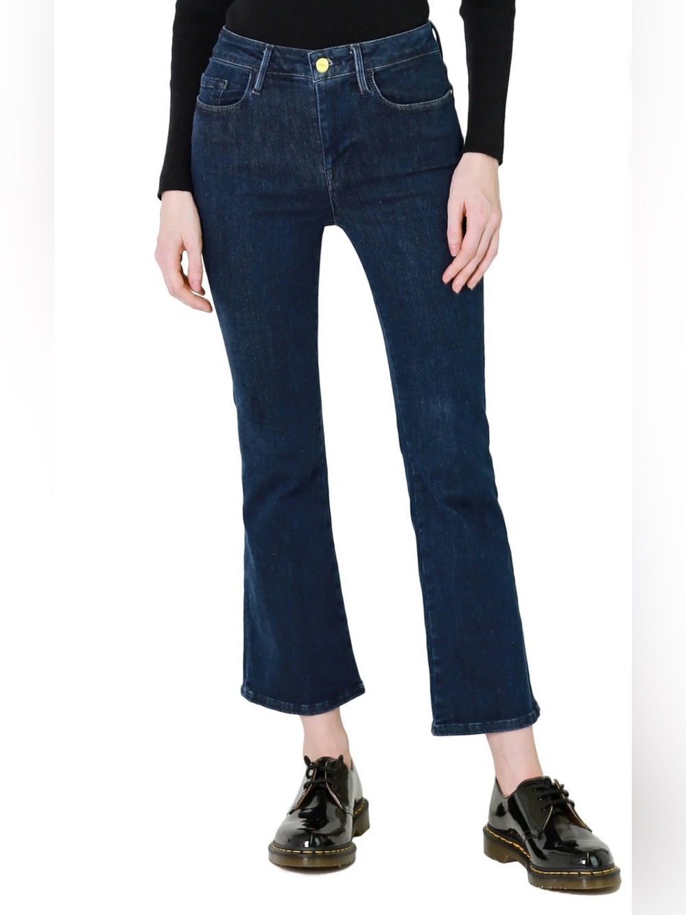 FRAME Le‎ One Crop Mini Boot Jeans Keller Wash Sz 2 Fits 30 31 32 33 34